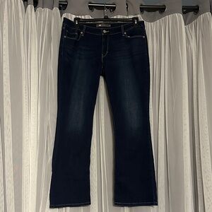 Levi's Women's Deep Indigo Boot Cut Jeans